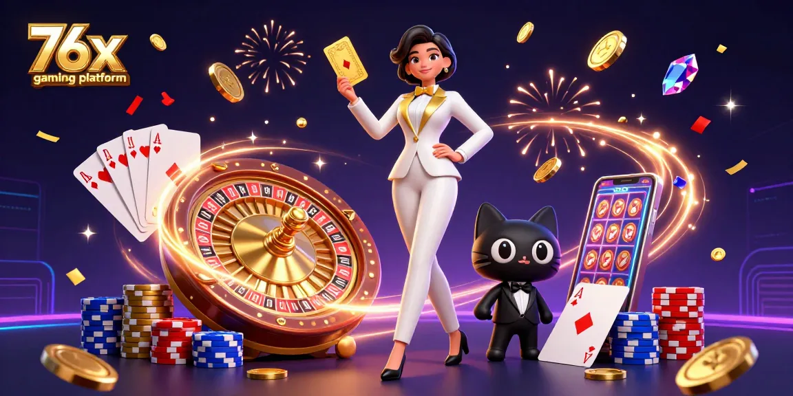 Experience excitement at the 76x gaming platform with thrilling casino action and glamorous visuals.