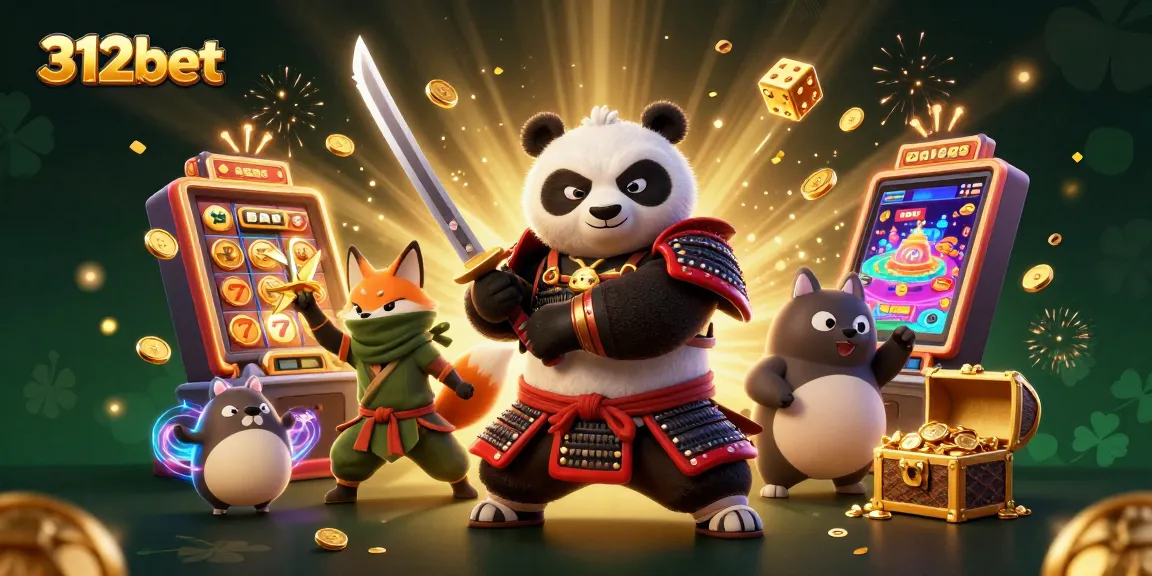 Experience 312bet's thrilling slots with vibrant action and magical characters in a stunning 3D scene.