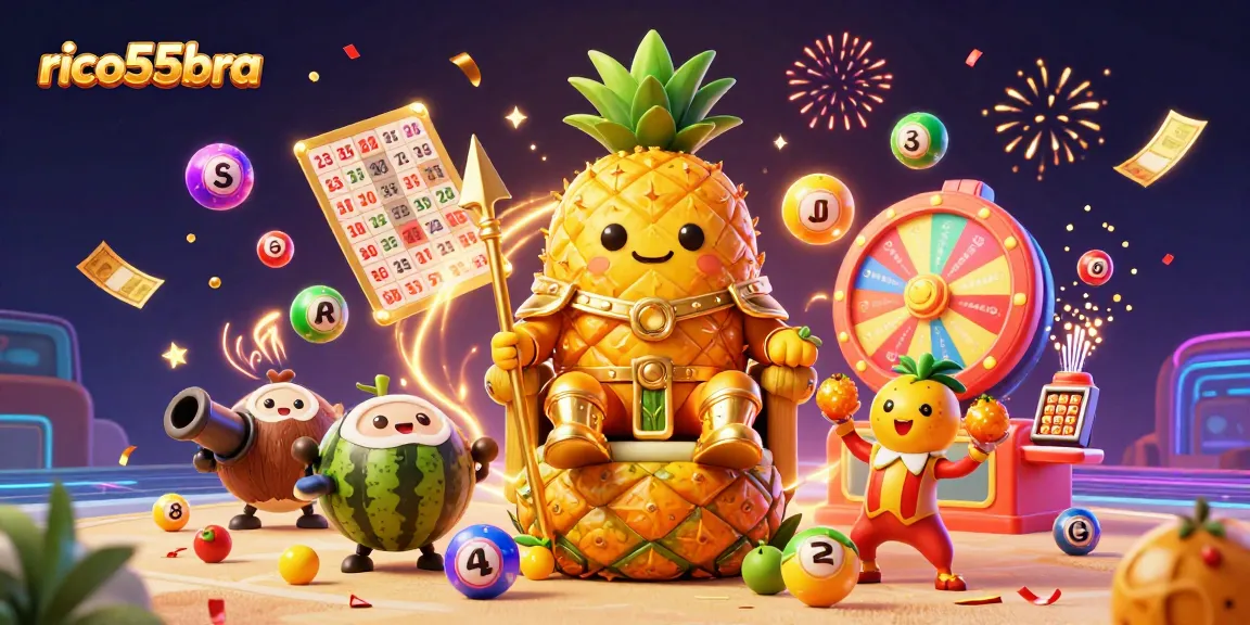 Experience the thrill of gaming with rico55bra in this vibrant casino illustration.