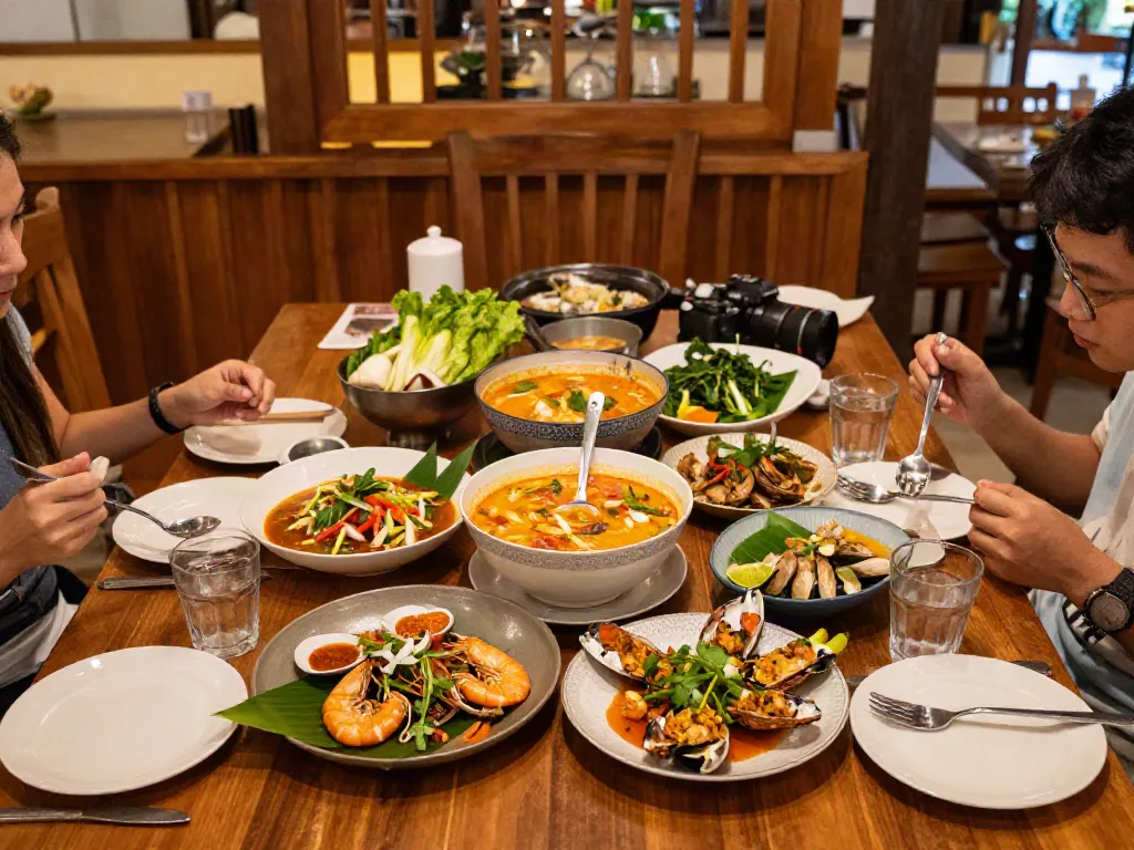 Indulge in the authentic flavors of rokok88 slot showcased at Tarachan Huahin Restaurant.