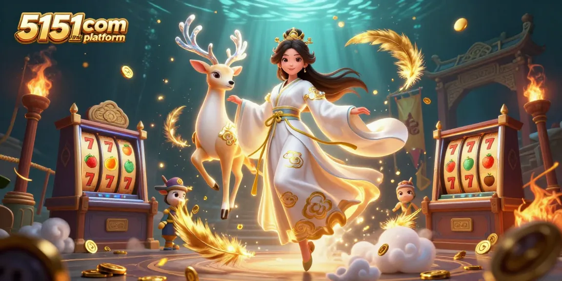 Experience the thrilling 5151com gaming platform with this captivating slot scene.