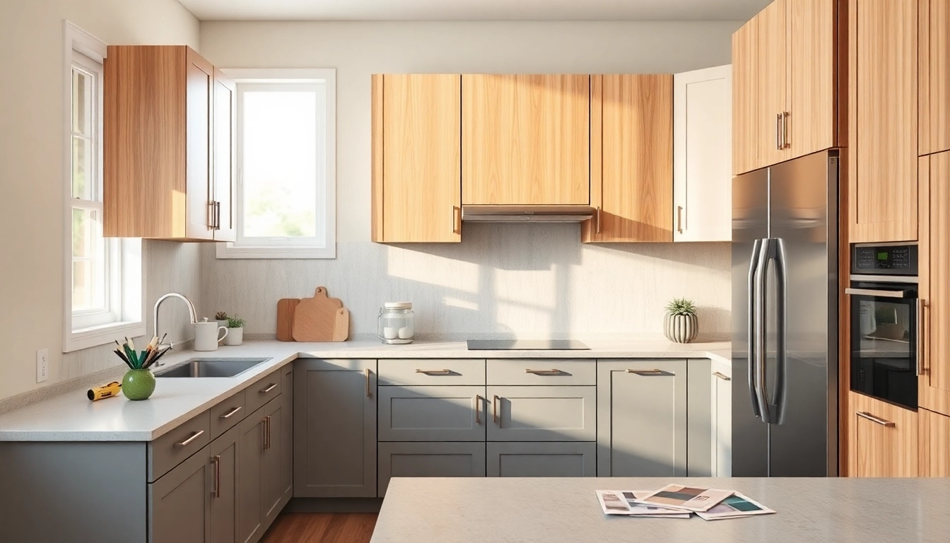 Cabinet Refacing Largo FL highlighting beautifully refaced kitchen cabinets in a modern home.
