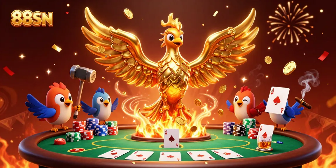 Engage with thrilling moments at 88SN's vibrant online casino featuring poker tables and grand rewards.