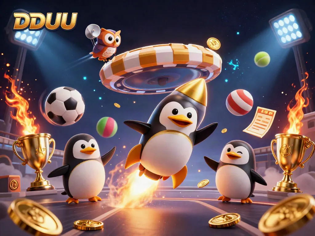 Engage in thrilling gameplay with DDUU at a dynamic casino space station environment.