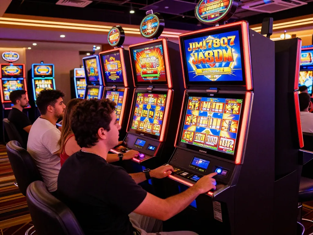 Experience the excitement of jili707 slot machines Brazil with players spinning for big wins.