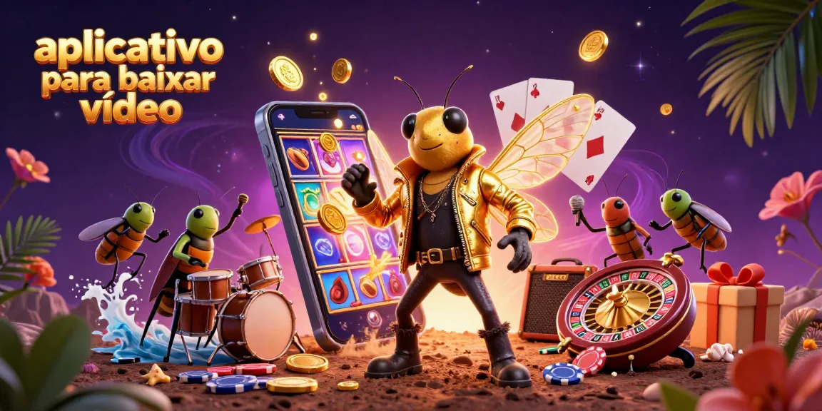 Experience a vibrant casino scene featuring the aplicativo para baixar vídeo with animated characters and dynamic game elements.