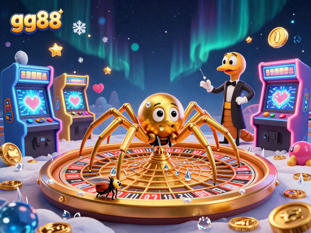 Experience the excitement of gg88 lottery with vibrant gaming elements in a captivating illustration.