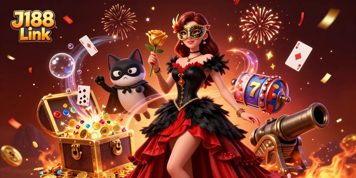 Win big at J188 Link with exciting games, luxurious atmosphere, and vibrant elements.