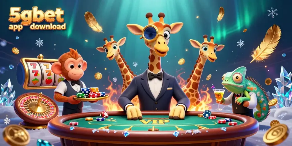 Experience the thrill of the 5gbet app download with dynamic casino elements and vibrant characters.