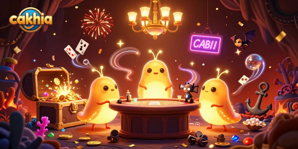 Cakhia illuminates a vibrant cave casino scene with glowworms and a bat dealer, showcasing thrilling gambling excitement.